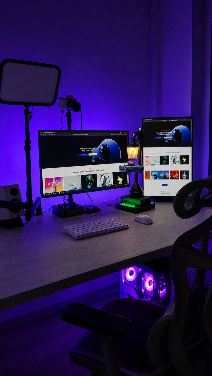Customer lamp setup